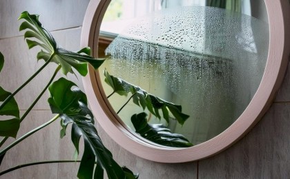 Запотевает зеркало в ванной? Нашли для вас быстрое решение проблемы