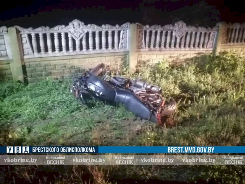 В Кобринском районе погиб мотоциклист
