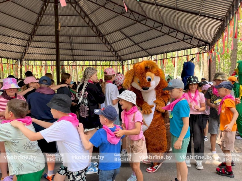 Безопасность на дороге и снятие отпечатков пальцев: кобринские правоохранители встретились с ребятами из лагеря «Салют»