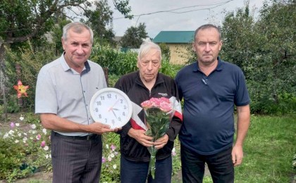 Иван Савчук из аг. Повитье отпраздновал 90-летний юбилей