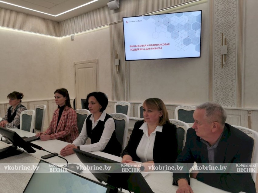 «Новации в помощь бизнесу»: в Кобрине обсудили актуальные вопросы поддержки предпринимательства