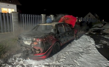 Два пожара за неделю в Кобринском районе: огонь уничтожил автомобиль и квартиру, жертв нет