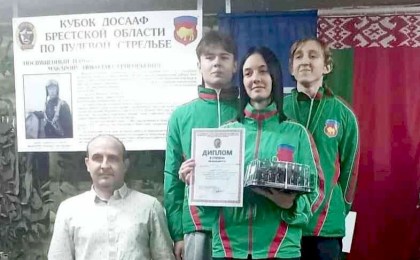 «Серебряный» дебют кобринских стрелков на областных соревнованиях