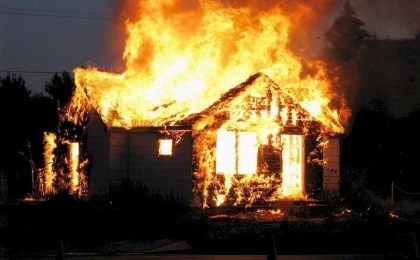 Ужасная трагедия в Щучинском районе - пожар унес жизнь 2 человек