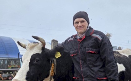 Там, где живет забота - Леонид Лукашик входит в число лучших животноводов ООО «КантриМилк»