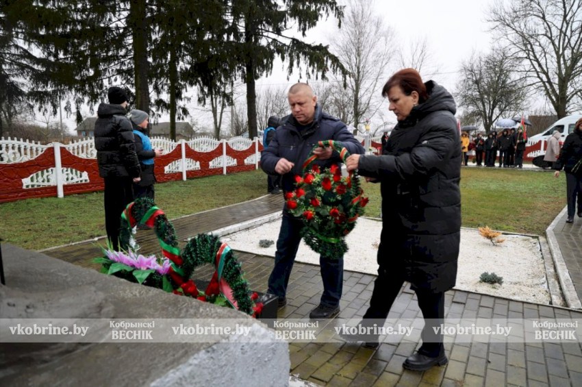 На Кобринщине почтили память жертв геноцида