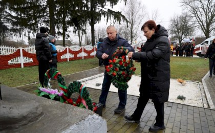 На Кобринщине почтили память жертв геноцида