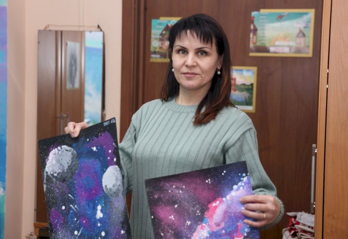 Вдохновение в каждом штрихе - как рождаются шедевры в творческой студии «Натхненне» Кобринского Дворца культуры