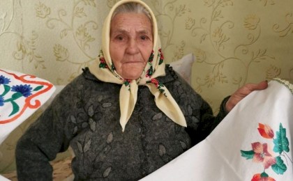 Хранительница уюта из деревни Болота Мария Игнатюк отметила свое 85-летие