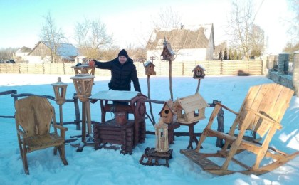 Деревянная сказка Александра Мартыся из деревни Тевли