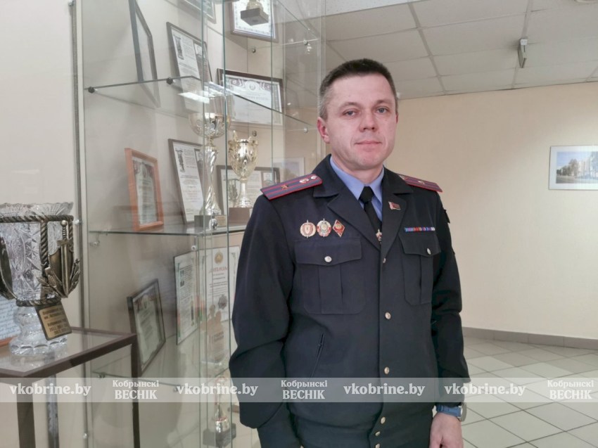 Начальник штаба Кобринского РОВД Дмитрий Бледай: «В милиции не задерживаются, в милиции – остаются, чтобы служить своей стране и ее народу»