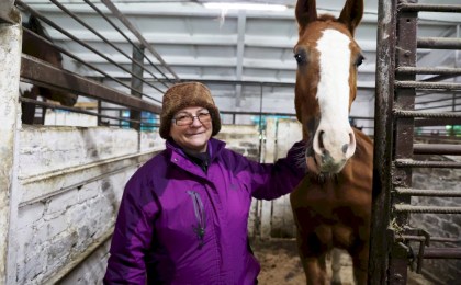 Сэрца, аддадзенае коням - гісторыя Ганны Давыдзенка, якая навучыла Кобрыншчыну трымацца ў сядле