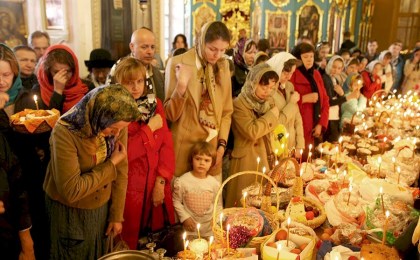 Освящение куличей и пасок в Кобрине - где и когда 