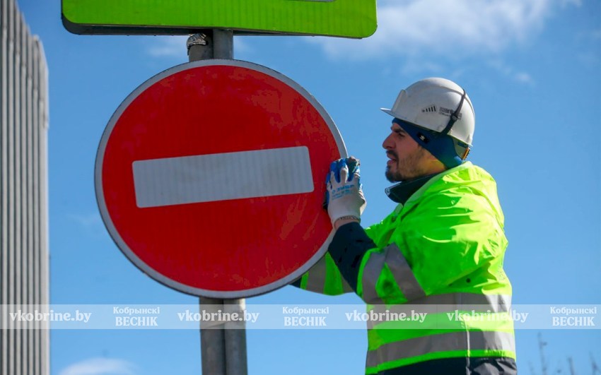 Ограничение движения по ул. Николаева в Кобрине - смотрите график