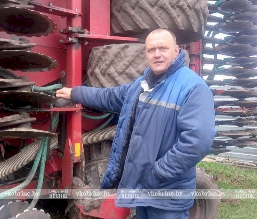 Механизатор ОАО «Радонежское» Василий Штык о жизни, труде и востребованности на Кобринщине