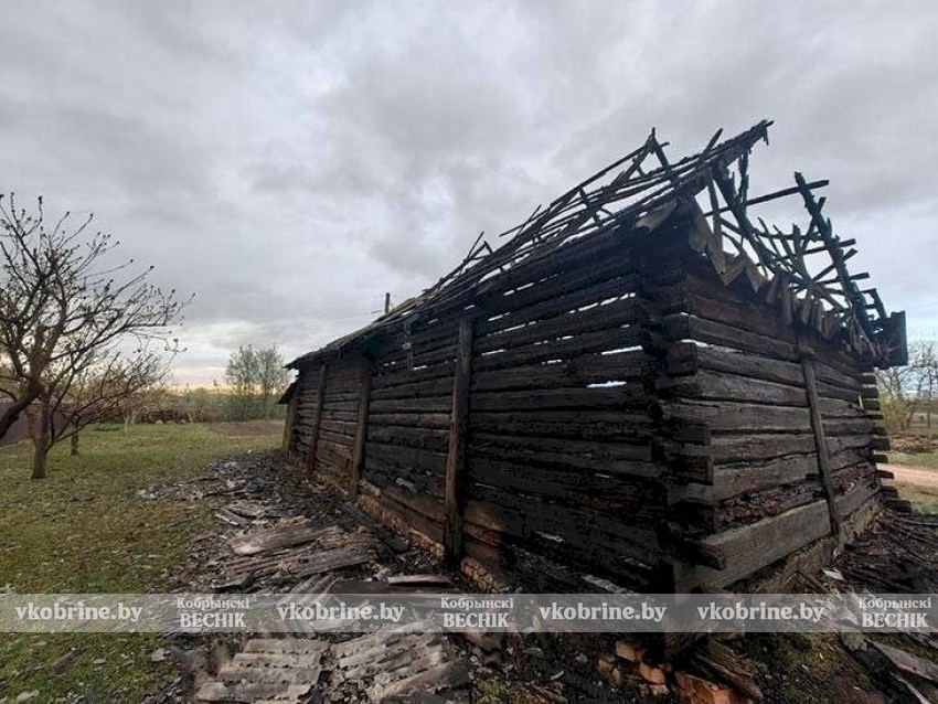Пожар в Кобринском районе: в деревне Мазури ликвидировано возгорание